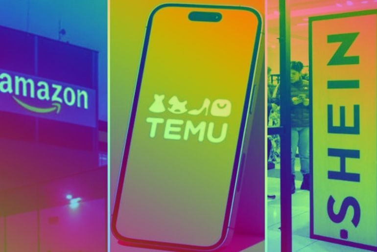 Temu, Amazon and Shein