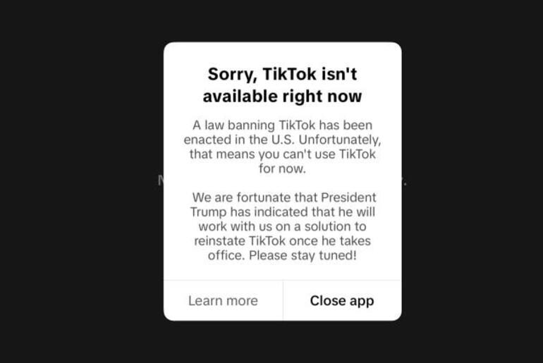 Tiktok ban in USA