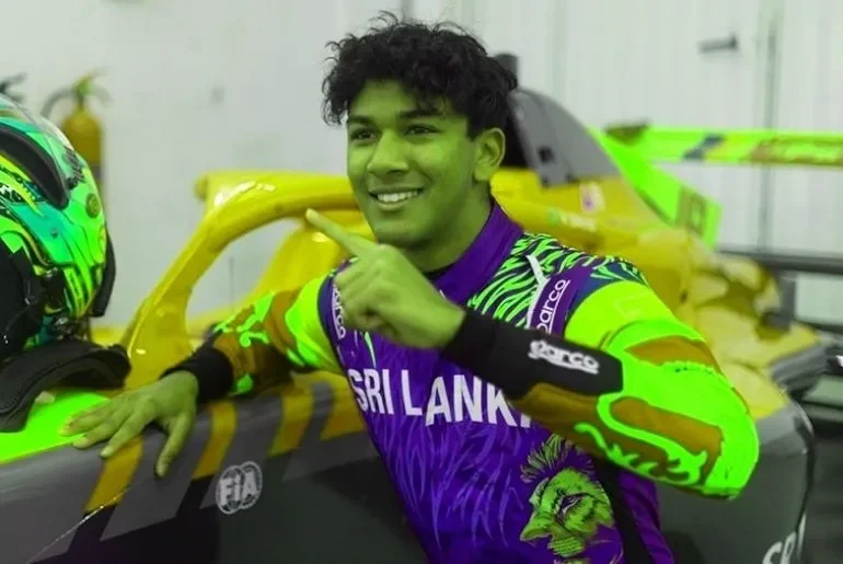 යෙවාන් ඩේවිඩ් Formula 3 තරඟ කරන පළමු ශ්‍රී ලාංකිකයා බවට පත් වෙයි