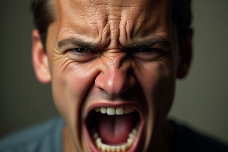 angry person